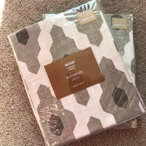 West elm curtains set of 2